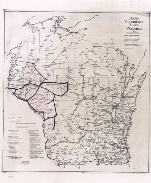 Wisconsin Electric Transmission Map